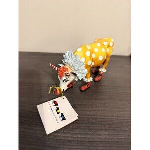CowParade 2000 “You Can’t Have a Parade Without a Clown” #9128 Figurine
